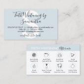 Blauwe Gids voor de Tips van de Verfwitening van d Visitekaartje (Voorkant / Achterkant)