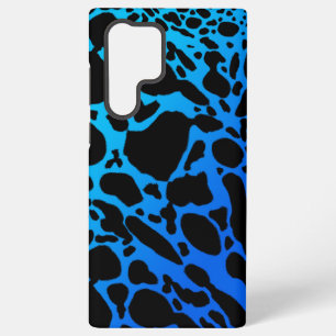 Blauwe gifkikker samsung galaxy hoesje