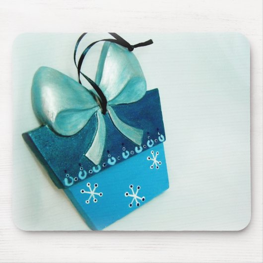 Blauwe Gift I Muismat (Voorkant)