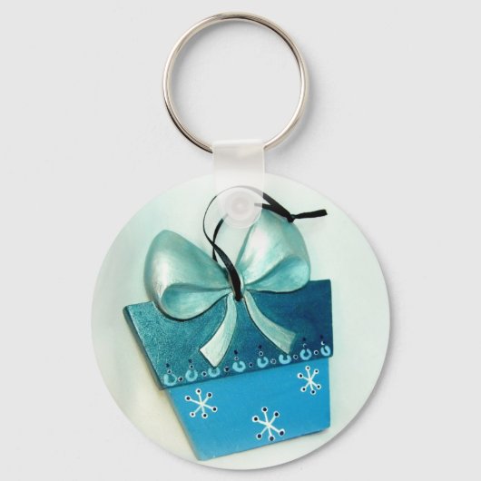 Blauwe Gift II Sleutelhanger (Voorkant)