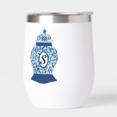 Blauwe Ginger Jar Jars Monogram (Links)