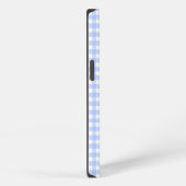 blauwe gingham iPhone hoesje (Rechterkant)