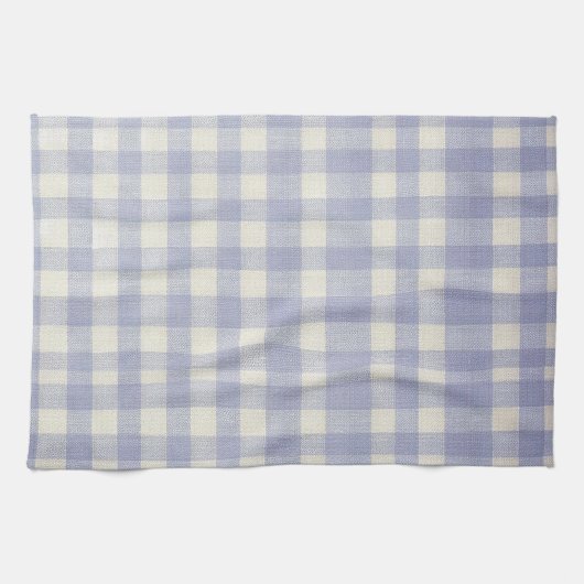 Blauwe Gingham keukendoek Theedoek (Horizontaal)
