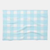 Blauwe Gingham Keukenhanddoek (Horizontaal)