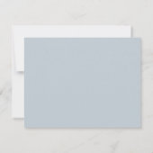 Blauwe Gingham Teddibeer luier raffle kaart (Achterkant)