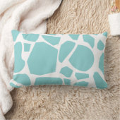Blauwe Giraffe afdrukken Kussen (Deken)