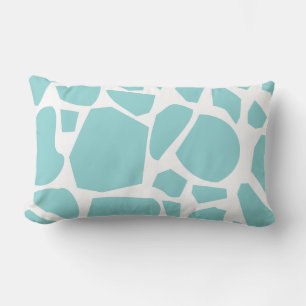 Blauwe Giraffe afdrukken Kussen