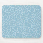 Blauwe Giraffe afdrukken Muismat (Voorkant)