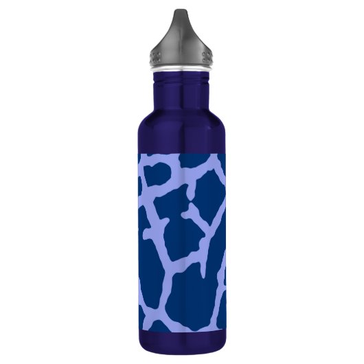 Blauwe Giraffe afdrukken Waterfles (Links)