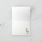 Blauwe Giraffe ingevuld Bedankt voor je opmerking (Binnen)