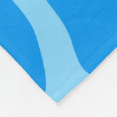 Blauwe Giraffe Patroon Fleece Deken (Hoek)