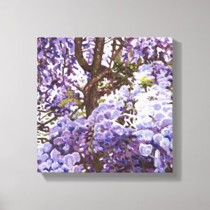 Blauwe gisterie 2011 canvas afdruk