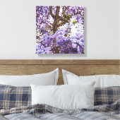 Blauwe gisterie 2011 canvas afdruk (Insitu (Slaapkamer))