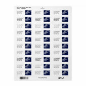 Blauwe gitaar etiket (Full Sheet)