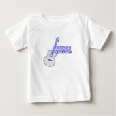  blauwe gitaar. gitarist per natuur (Voorkant)