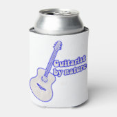 blauwe gitaar. gitarist per natuur blikjeskoeler (Blikje Voorkant)