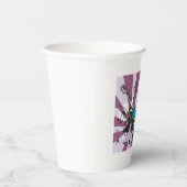 Blauwe gitaar papieren bekers (Rechts)