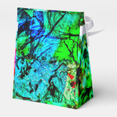 Blauwe gladde abstracte Favor Box,Gladde levendige Bedankdoosjes (Achterkant)