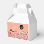 blauwe glans logo tekst toevoegen bedankt korting  bedankdoosjes (Achterkant)