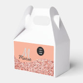 blauwe glans logo tekst toevoegen dank je korting  bedankdoosjes (Voorkant Zijde)