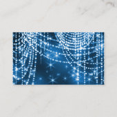 Blauwe glans visitekaartje (Achterkant)
