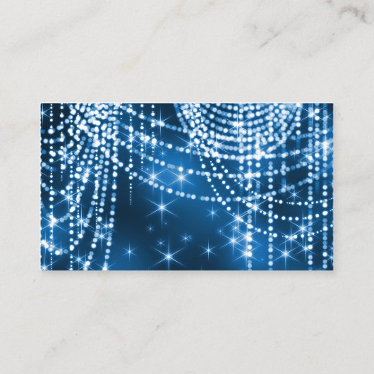 Blauwe glans visitekaartje (Achterkant)