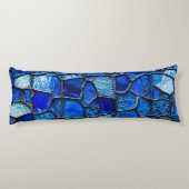 🛏️ Blauwe Glas Comfort Thuis Relax Geschenk 🎁 Lichaamskussen (Achterkant)