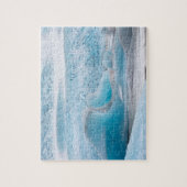 Blauwe gletsjerformaties, horizontaal legpuzzel (Verticaal)