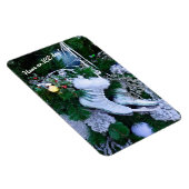 Blauwe glitter en Schaatsen van de Pure Ice met ke Magneet (Rechterzijde)