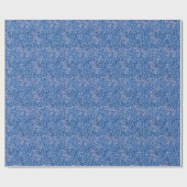 Blauwe glitter: glanzende Abstracte achtergrond Cadeaupapier (Vlak)