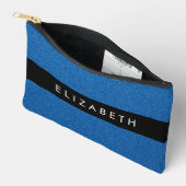 Blauwe Glitter, Glitter Achtergrond, Je Naam Etui (Open)