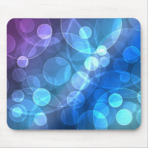 blauwe glitter muismat