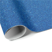 Blauwe glitter, sprankeling, glitterachtergrond cadeaupapier (Rol Hoek)