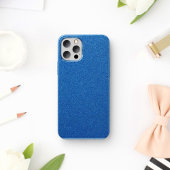 Blauwe glitter, sprankeling, glitterachtergrond Case-Mate iPhone case