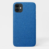 Blauwe glitter, sprankeling, glitterachtergrond Case-Mate iPhone case (Achterkant)