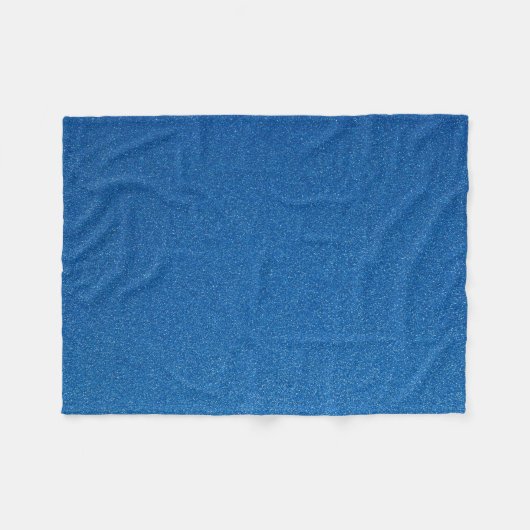 Blauwe glitter, sprankeling, glitterachtergrond fleece deken (Voorkant (Horizontaal))