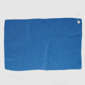 Blauwe glitter, sprankeling, glitterachtergrond golfhanddoek (Horizontaal)