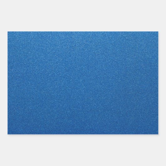 Blauwe glitter, sprankeling, glitterachtergrond inpakpapier vel (Voorkant 3)