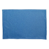 Blauwe glitter, sprankeling, glitterachtergrond kussensloop (Voorkant)