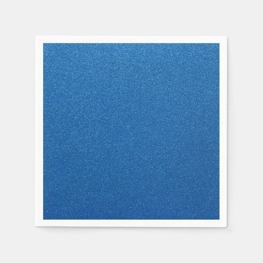 Blauwe glitter, sprankeling, glitterachtergrond servet (Voorkant)