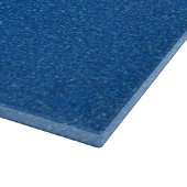Blauwe glitter, sprankeling, glitterachtergrond snijplank (Hoek)