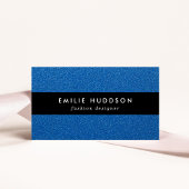 Blauwe glitter, sprankeling, glitterachtergrond visitekaartje