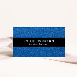 Blauwe glitter, sprankeling, glitterachtergrond visitekaartje