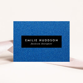 Blauwe glitter, sprankeling, glitterachtergrond visitekaartje