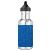 Blauwe glitter, sprankeling, glitterachtergrond waterfles (Rechts)