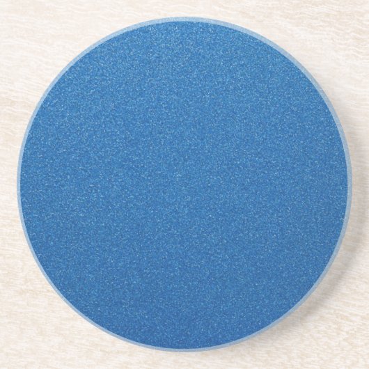 Blauwe glitter, sprankeling, glitterachtergrond zandsteen onderzetter (Voorkant)