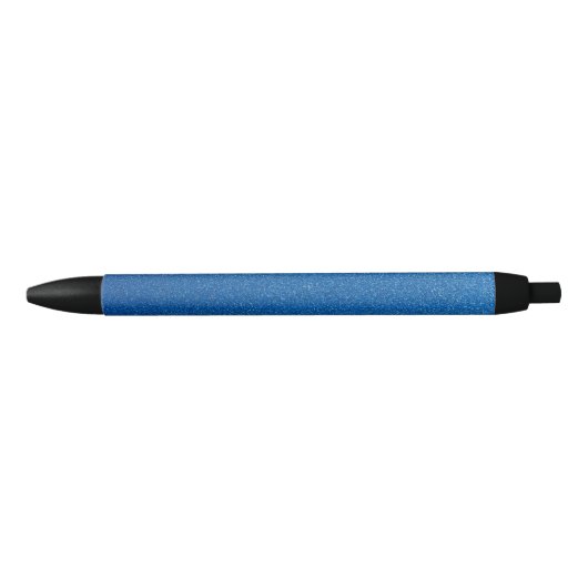 Blauwe glitter, sprankeling, glitterachtergrond zwarte inkt pen (Voorkant)