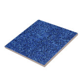 Blauwe glitter tegeltje (Zijkant)