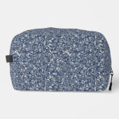 Blauwe Glitter Toilettasje (Voorkant)
