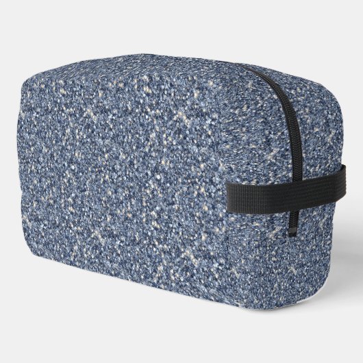 Blauwe Glitter Toilettasje (Linkerhoek)